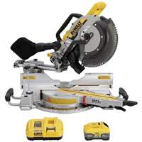 Trousse scie &agrave; onglets coulissante &agrave; double biseau 20V MAX* XR NRZ Safety Inc.
