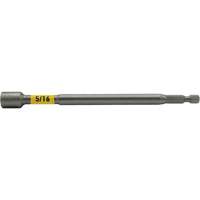 Impactech&reg; Nut Driver, 5/16" Tip, 1/4" Drive, 6" L, Magnetic NRZ Safety Inc.