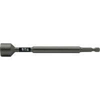 Impactech&reg; Nut Driver, 9/16" Tip, 1/4" Drive, 6" L, Magnetic NRZ Safety Inc.