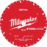 Lame de coupe diamant&eacute;e STEELHEAD, 9", Pour M&eacute;tal NRZ Safety Inc.