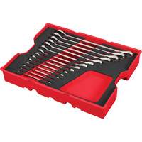SAE Wrench Set with Tray for PACKOUT Drawers, Ratcheting Combination, 15 Pieces, Imperial NRZ Safety Inc.