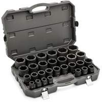 Jeu de douilles SAE &agrave; 6 pans, 29 Mcx, Chocs, Prise de 3/4", Profond NRZ Safety Inc.