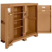 Armoire de chantier mod&egrave;le 111 avec cadenas, Acier, 47,5 pi³, Havane NRZ Safety Inc.