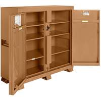Armoire de chantier mod&egrave;le 109 avec cadenas, Acier, 47,5 pi³, Havane NRZ Safety Inc.