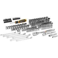 Jeu d'outils manuels pour m&eacute;canicien 90T SAE/m&eacute;trique avec prises 1/4" & 3/8" NRZ Safety Inc.