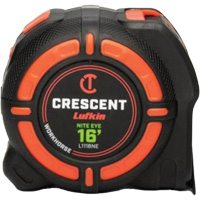 WORKHORSE NITE EYE Tape Measure, 1-1/4" x 16' NRZ Safety Inc.