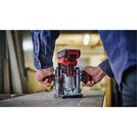 Toupie compacte avec base fixe et plongeante professionnelle sans fil (outil seulement) NRZ Safety Inc.