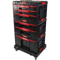 Socle roulant Arx avec jeu de roulettes pivotantes 4 mcx, 23-1/10" x 15" x 22-1/2", Noir NRZ Safety Inc.