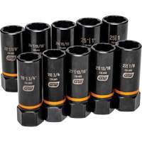 Jeu de douilles d'extraction Bolt Biter, 10 Mcx, Chocs, Prise de 1/2", Profond NRZ Safety Inc.