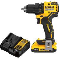Ensemble de perceuse-visseuse sans fil et sans balai, Lithium-ion, 20 V, Mandrin 1/2" NRZ Safety Inc.