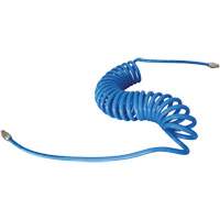 Tuyau h&eacute;licoidal MAXAIR, Air, 1/4" DI x 50' lo, Polyur&eacute;thane NRZ Safety Inc.