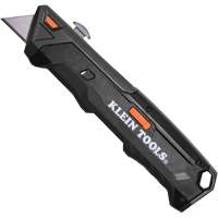 Couteau r&eacute;tractable &agrave; chargement automatique avec magasin de lames double face, Acier, Prise en Plastique NRZ Safety Inc.