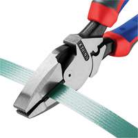 High Leverage Lineman's Pliers New England with Fish Tape Puller, Crimper & KNIPEXTEND Handle NRZ Safety Inc.