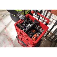 Bac &agrave; profil bas PACKOUT, 15" x 18-5/8" x 6-5/8", Noir/Rouge NRZ Safety Inc.