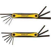2-Piece Durable Folding Hex Keys, 8 Pcs., Metric & Imperial NRZ Safety Inc.