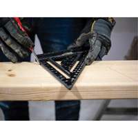 7-1/4" Johnny Square&reg; MACH-1 Smart Mark Rafter Square with Level Vial NRZ Safety Inc.