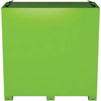 Armoire de rangement d'&eacute;PI sur place, Acier, Vert lime haute visibilit&eacute; NRZ Safety Inc.