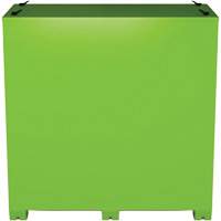 Armoire ventil&eacute;e pour le rangement d'&eacute;PI sur place, Acier, Vert lime haute visibilit&eacute; NRZ Safety Inc.