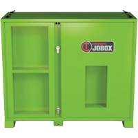 Armoire ventil&eacute;e pour le rangement d'&eacute;PI sur place, Acier, Vert lime haute visibilit&eacute; NRZ Safety Inc.