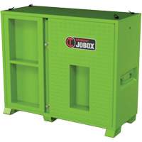 Armoire ventil&eacute;e pour le rangement d'&eacute;PI sur place, Acier, Vert lime haute visibilit&eacute; NRZ Safety Inc.