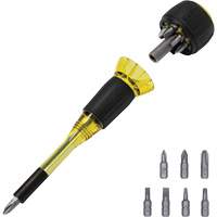 Tournevis 8-en-1 Tru-Grip avec raccourci, 6-57/100" lo, Prise Plastique NRZ Safety Inc.