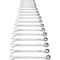 120XP Universal Spline XL SAE Wrench Set, Ratcheting Combination, 16 Pieces, Imperial NRZ Safety Inc.