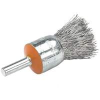 Brosses mont&eacute;es &agrave; fils cr&ecirc;p&eacute;s, 1/2", Fils 0,01", Tige 1/4" NRZ Safety Inc.