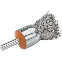 Brosses mont&eacute;es &agrave; fils cr&ecirc;p&eacute;s, 1/2", Fils 0,02", Tige 1/4" NRZ Safety Inc.