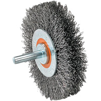 Brosse mont&eacute;e &agrave; fil, Arbre 5/8" NRZ Safety Inc.