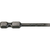 Embouts &agrave; mandrin - 1/4" PLATS, Fente, Embout 2/16", Prise 1/4", Longueur 1-15/16" NRZ Safety Inc.