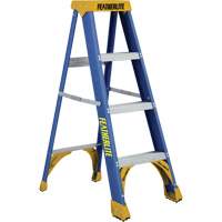 Industrial Duty Stepladders (6300 Series), 4', Fibreglass, 250 lbs. Capacity, Type 1 NRZ Safety Inc.