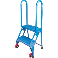 Portable Folding Ladder, 2 Steps, Perforated, 20" High NRZ Safety Inc.