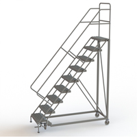 &eacute;chelles en angle de s&eacute;curit&eacute;, 9 marches, Stri&eacute;, Inclinaison 50°, Hauteur 90" NRZ Safety Inc.