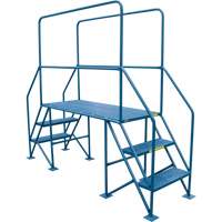Crossover Ladder, 35-1/2" Overall Span, 31-1/2" H x 22" D, 22" Step Width NRZ Safety Inc.