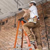 Step Ladder, 12', Fibreglass, 375 lbs. Capacity, Type 1AA NRZ Safety Inc.