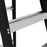 Step Ladder with Paint Tray, 10', Fibreglass, 250 lbs. Capacity, Type 1 NRZ Safety Inc.