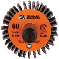 Standard Abrasives Flap Wheel, Aluminum Oxide, 60 Grit, 1" x 1" x 1/4" NRZ Safety Inc.