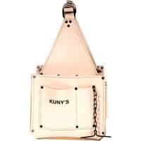Porte-outils pour &eacute;lectricien et travaux d'entretien, Cuir, 17 pochettes, Beige NRZ Safety Inc.