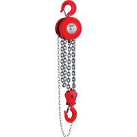 Chain Hoist, 8' Lift, 11023 lbs. (5 tons) Capacity NRZ Safety Inc.