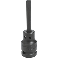 Impact Bit Socket, Hex, 12 mm x 3-1/4" L, 1/2" Drive NRZ Safety Inc.
