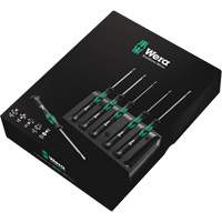 Micro Series Screwdriver Set with Rack, 6 Pcs. NRZ Safety Inc.