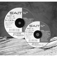 Cut-Off Wheel, 5" x 0.045", 7/8" Arbor, Type 27, Aluminum Oxide/Ceramic, 12200 RPM NRZ Safety Inc.