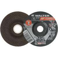 Meule combin&eacute;e HP Combo &agrave; moyeu d&eacute;port&eacute;, 4" x 1/8", Arbre de 5/8", Type 27 NRZ Safety Inc.