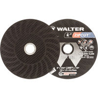 Meule &agrave; tronçonner renforc&eacute;e Zipcut, 6" x 3/64", Arbre de 7/8", Type 1, Oxyde d'aluminium, 10 200 Tr/min NRZ Safety Inc.