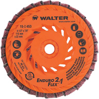Enduro-Flex 2-in-1 Flap Disc, 4-1/2" x 5/8"-11, 80 Grit, Ceramic NRZ Safety Inc.