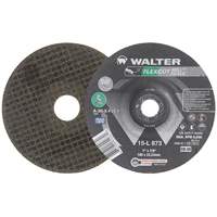 FLEXCUT MILL SCALE Grinding Wheel, 7", 36 Grit, Aluminum Oxide, 7/8", 8600 RPM, Type 29 NRZ Safety Inc.