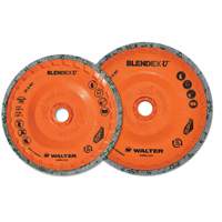 Blendex U Finishing Cup Disc, 4-1/2" Dia., Fine Grit, Silicon Carbide NRZ Safety Inc.