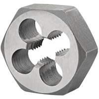 Hexagon Rethreading Bolt Die, 1.3" Dia., M16x2 Thread, High Speed Steel NRZ Safety Inc.