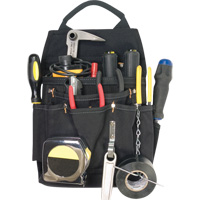 Porte-outils professionnels pour &eacute;lectricien, Porte-outil multiple, Polyester, 11 Poches NRZ Safety Inc.