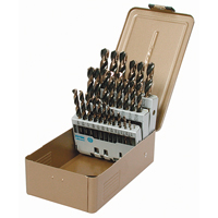 Jobber Length Drill Set, 15 Pieces, High Speed Steel NRZ Safety Inc.